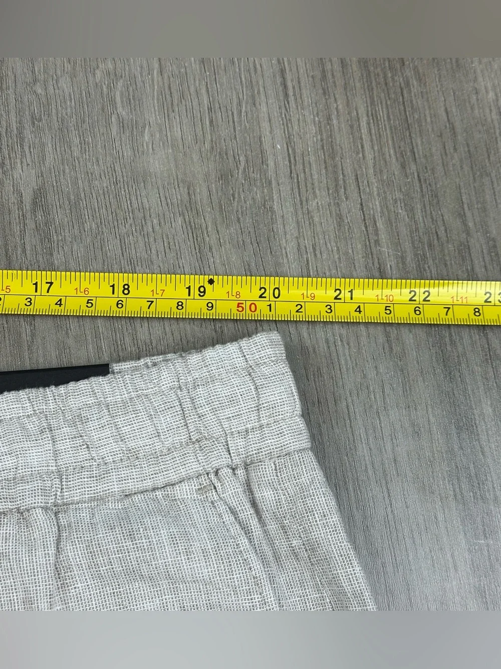 14th & Union Pants Mens 2XL Linen Blend Elastic Waist Nordstrom Beige NEW